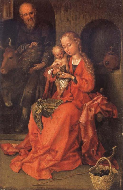 Martin Schongauer Holy Family Sweden oil painting art